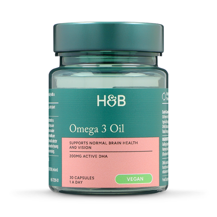 Holland & Barrett Vegan Omega 3 Oil 500mg 30 Capsules